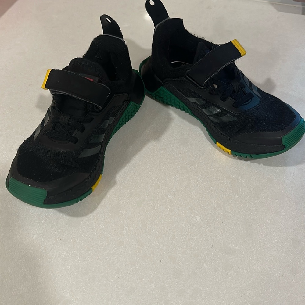Kids Adidas x Lego, worn. Size 12